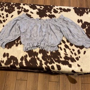 Crop top -Pastel purple